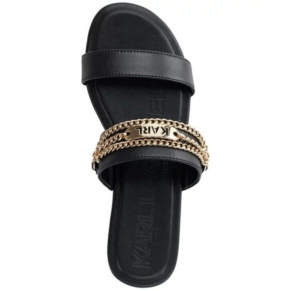 Karl Lagerfeld Paris Women's Canne Flat Sandals - Picture 4 of 5